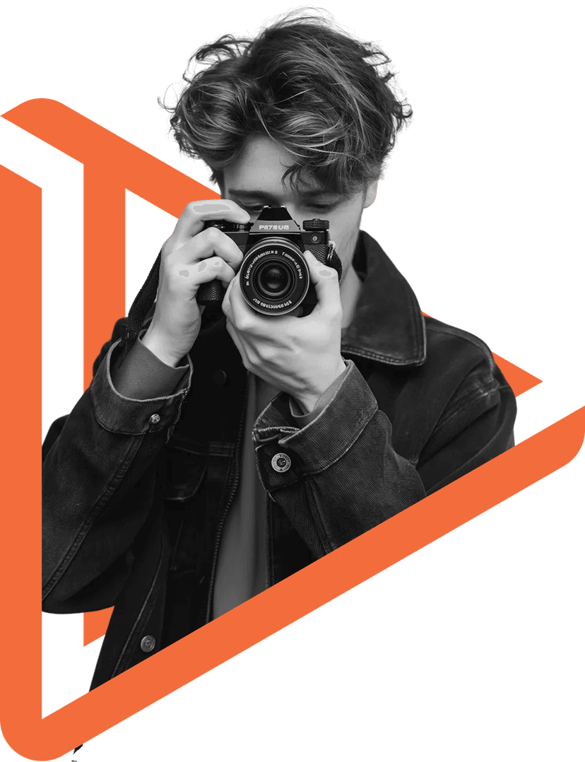 Photographer with TakeShot brand