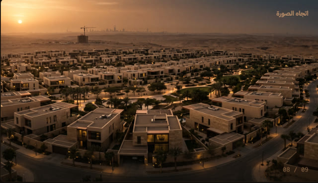 اتجاه صورة سرج، جوي عند الغروب