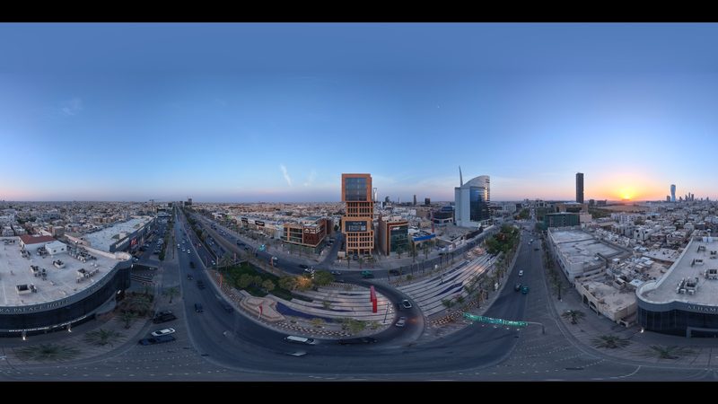 بزنس يارد، لقطة جوية رئيسية